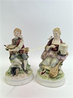Andrea by Sadek pair of figurines- man and woman