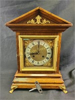 Antique mantel clock - repair on top, missing