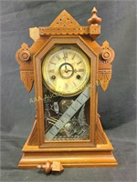 Victorian kitchen clock - one finial detached