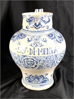 Antique Italian faience apothecary jug-Sy-di-