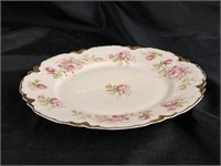 Haviland Limoges porcelain plate with roses