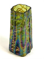 Art Nouveau Loetz iridescent art glass vase -