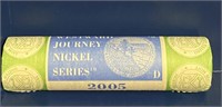 2005 D Uncirculated Roll Westward Journey Nickels