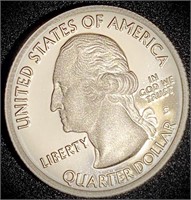 2019 SILVER Proof War In The Pacific Quarter