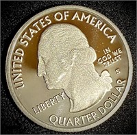 2019 SILVER Proof River of no Return Quarter