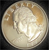 1998 S Silver Proof Quarter