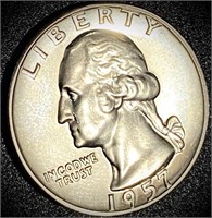 1957 Silver Proof Quarter