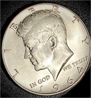 1964 Uncirculated Silver Kennedy