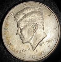 2003 S Silver Proof Kennedy Half