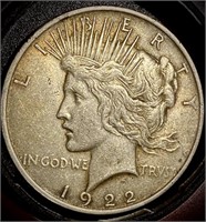 1922 PEACE DOLLAR