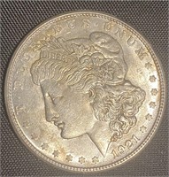 1921 S Higher Grade Morgan Silver Dollar