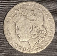 1897 O Morgan Silver Dollar