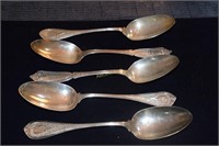 (5) Large Serving Spoons (Monogrammed), 278g