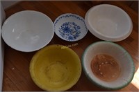 5 Vintage Bowls for Pitchers: Queen W.B. George