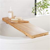 Live Edge Wood Bath Caddy, CB2