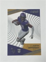 2020 Clear Vision Justin Jefferson Rookie Card