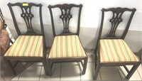 CHIPPENDALE STYLE DINING CHAIRS