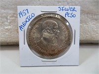 1957 Mexico Silver Peso