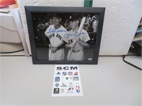 Ted Williams & Mickey Mantle Signed 8 x 10 Photo