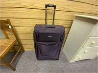 Samsonite Large 360 Rolling Suitcase Purple