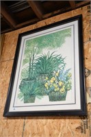 Large Botanical Framed Print
