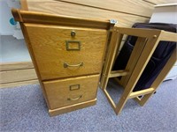 Solid Wood Filing Cabinet