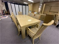 Henredon Dining Room Table 8 Chairs 2 Leaf's