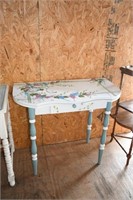 Hand Painted Vanity Signed S. Lee