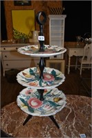 Italian 3 Tier Serving Tray ~ Large