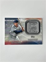 2021 Topps Ted Williams 70th Logo Patch Card