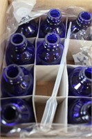 Cobalt Tincture Bottles / New