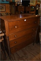 3 Drawer Primitive Dresser ca1820's