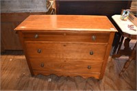 3 Drawer Primitive Dresser ca1880's