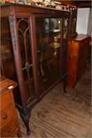 Mahogany China Cabinet Missing Some Appliques