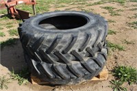 2- 380-85R30 tractor tires