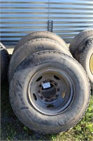 3 11.00R20 truck tires and rims