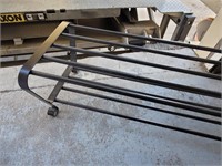 35"L metal shoe rack