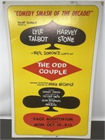 “ The Odd Couple “ Playbill Poster