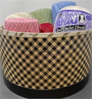 Hat Boxes Full of Crochet Thread