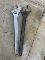 2 CRESCENT WRENCHES