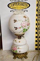 Hand Painted Victorian Lamp
