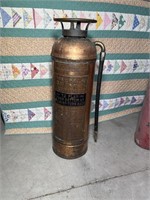 Old time Buffalo fire extinguisher brass