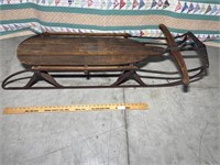 Antique Airline Chief Wooden sled