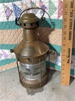 OSLO B Petersen lantern E Fabrikk brass lantern