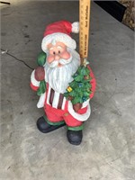 Light up Santa Claus yard ornament