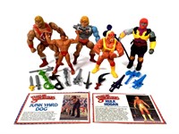 1980s/90s WWE, He Man Figures and Weapons