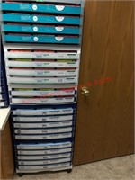 Stack Displays on Rollers- Full of Contacts