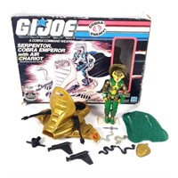 Hasbro GI Joe  Cobra Serpentor W Air Chariot