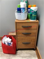 Rolling Cabinet - Cleaning Supplies