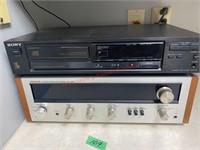 Sony Disc Player - Pioneer Stereo Receiver